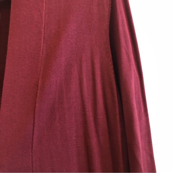 CLEO Burgundy Cardigan or Sweater NWT - Picture 3 of 9